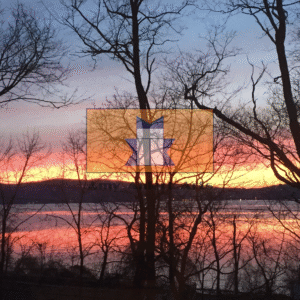 February Sunset Riverside Philipse Manor NY