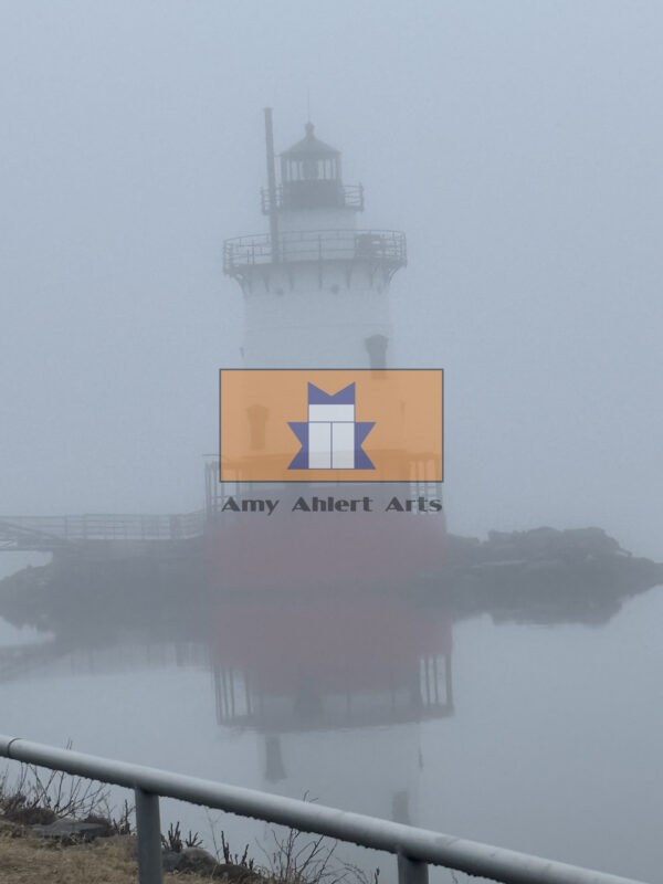 KIngsland Point Lighthouse in the Fog