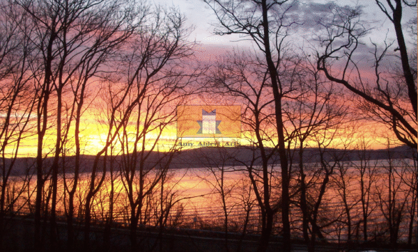 March Sunset in Philipse Manor NY