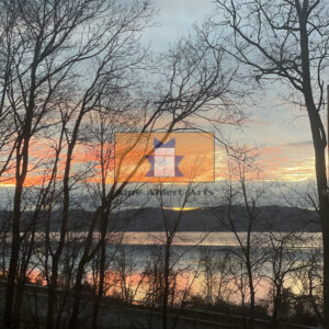 January Sky Over Hudson River